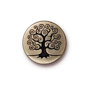 Tree of Life Button 15.6mm - 10개