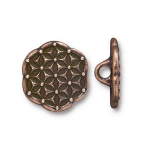 Flower of Life Button 16mm - 10개