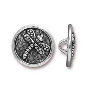 Dragonfly Button 17mm - 10개