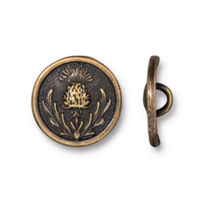 Thistle Button 14.4mm - 10개