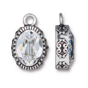 Celestial Brilliance Pendant with Crystal 14x21.5mm - 3개