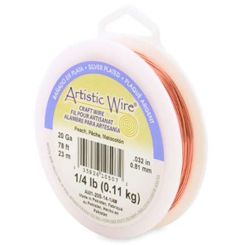 Silver Plated Tarnish Resistant Colored Copper Craft Wire 0.81mm - 24m