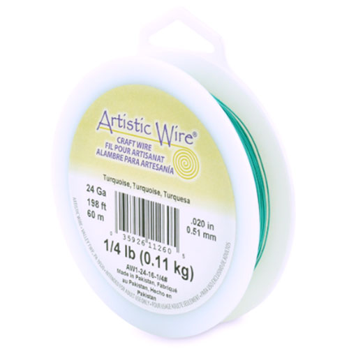 Tarnish Resistant Colored Copper Craft Wire 0.51mm - 60.4m