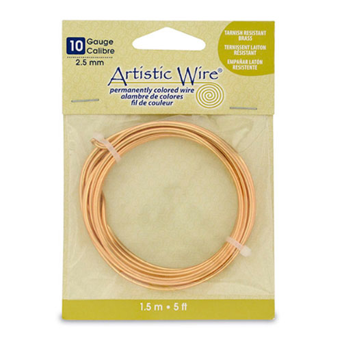 Tarnish Resistant Brass Craft Wire 2.60mm - 1.5m