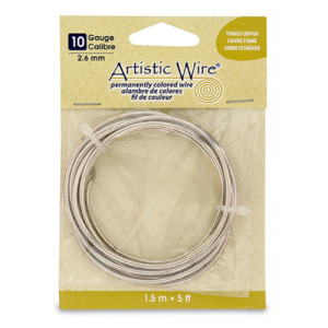 Tarnish Resistant Tinned Copper Craft Wire 2.60mm - 1.5m
