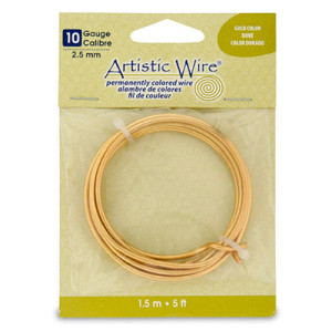 Silver Plated Tarnish Resistant Colored Copper Craft Wire 2.60mm - 1.5m