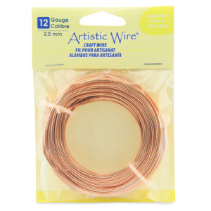 Bare Copper Craft Wire 2.10mm - 7.6m