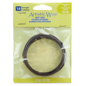 Antique Copper Craft Wire 1.60mm - 3.1m