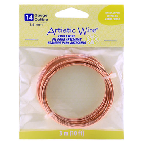 Bare Copper Craft Wire 1.60mm - 3.1m