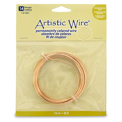 Tarnish Resistant Brass Craft Wire 1.60mm - 7.6m