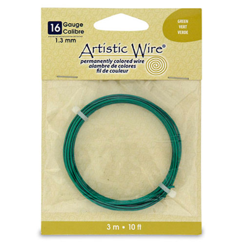 Tarnish Resistant Colored Copper Craft Wire 1.30mm - 3.1m