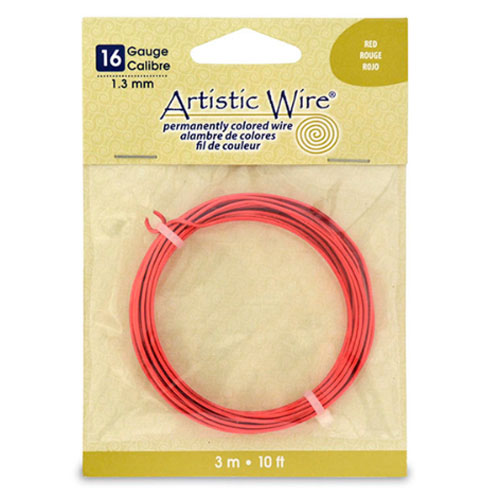 Tarnish Resistant Colored Copper Craft Wire 1.30mm - 3.1m