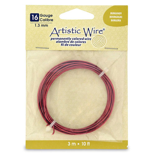 Tarnish Resistant Colored Copper Craft Wire 1.30mm - 3.1m