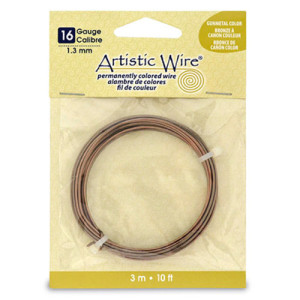 Tarnish Resistant Colored Copper Craft Wire 1.30mm - 3.1m