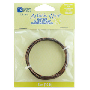 Antique Copper Craft Wire 1.30mm - 3.1m