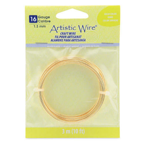 Silver Plated Tarnish Resistant Colored Copper Craft Wire 1.30mm - 3.1m