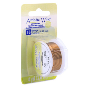 Tarnish Resistant Colored Copper Craft Wire 1.0mm - 3.6m