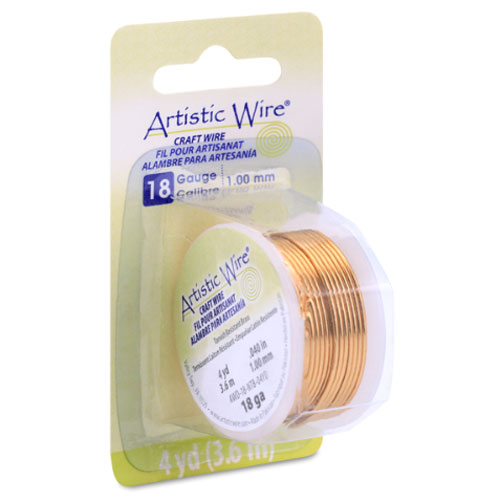 Tarnish Resistant Brass Craft Wire 1.0mm - 3.6m