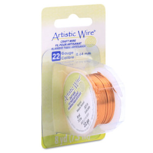 Tarnish Resistant Colored Copper Craft Wire 0.64mm - 7.3m