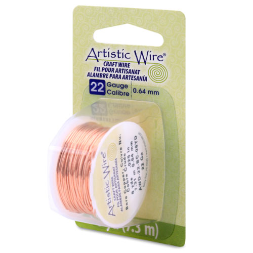 Bare Copper Craft Wire 0.64mm - 7.3m