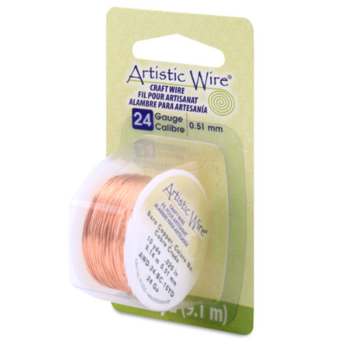 Bare Copper Craft Wire 0.51mm - 9.1m