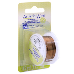 Tarnish Resistant Colored Copper Craft Wire 0.41mm - 13.7m