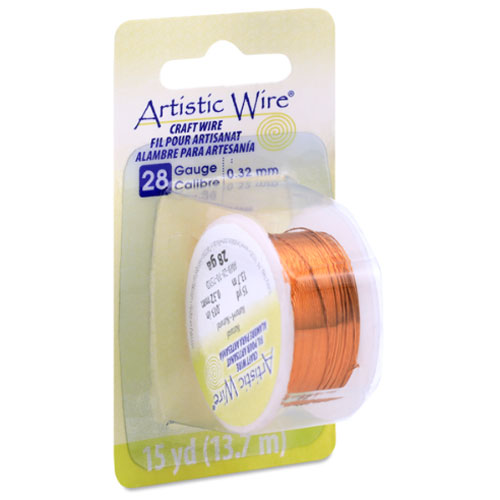 Tarnish Resistant Colored Copper Craft Wire 0.32mm - 13.7m