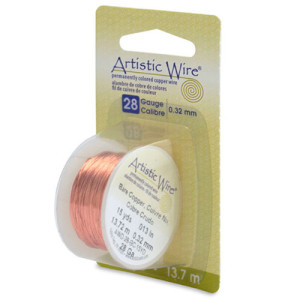 Bare Copper Craft Wire 0.32mm - 13.7m