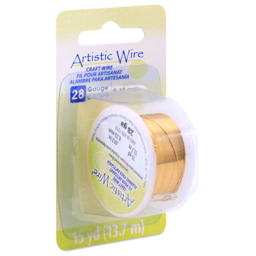 Tarnish Resistant Brass Craft Wire 0.32mm - 13.7m