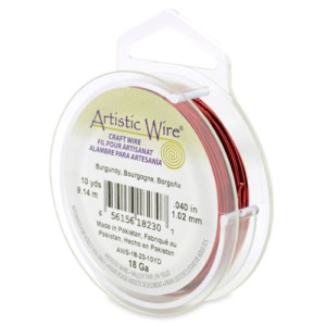 Tarnish Resistant Colored Copper Craft Wire 1.0mm - 9.1m
