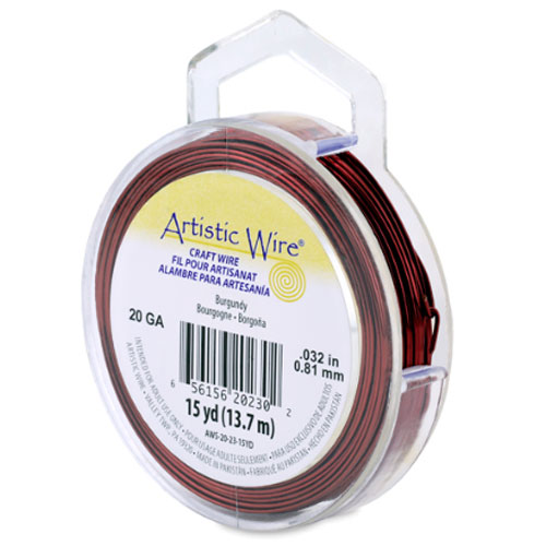 Tarnish Resistant Colored Copper Craft Wire 0.81mm - 13.7m