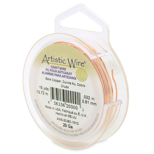 Bare Copper Craft Wire 0.81mm - 13.7m