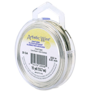 Tarnish Resistant Tinned Copper Craft Wire 0.81mm - 13.7m