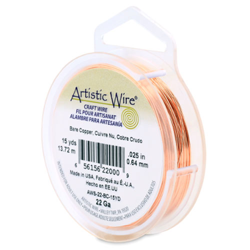 Bare Copper Craft Wire 0.64mm - 13.7m