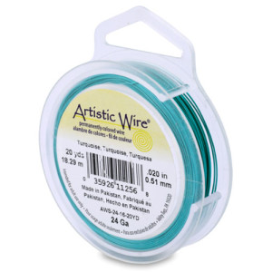 Tarnish Resistant Colored Copper Craft Wire 0.51mm - 18.2m