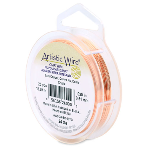 Bare Copper Craft Wire 0.51mm - 18.2m