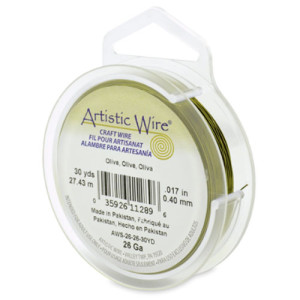 Tarnish Resistant Colored Copper Craft Wire 0.41mm - 27.4m