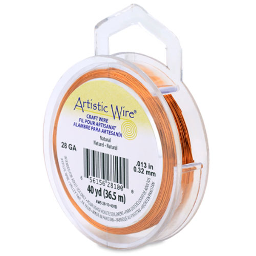 Tarnish Resistant Colored Copper Craft Wire 0.32mm - 36.5m