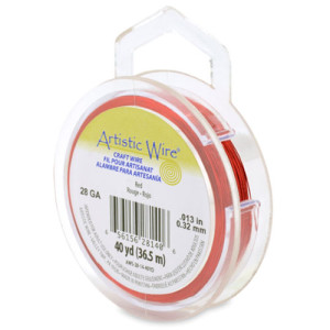Tarnish Resistant Colored Copper Craft Wire 0.32mm - 36.5m