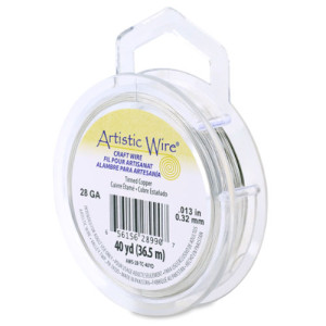Tarnish Resistant Tinned Copper Craft Wire 0.32mm - 36.5m