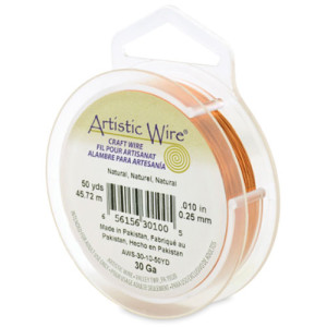 Tarnish Resistant Colored Copper Craft Wire 0.26mm - 45.7m