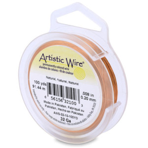 Tarnish Resistant Colored Copper Craft Wire 0.20mm - 91.4m