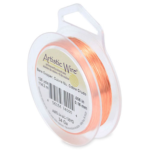 Bare Copper Craft Wire 0.16mm - 114.3m