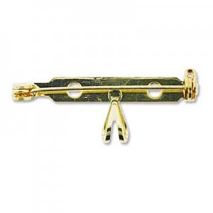 Bail Bar Pin 1 1/4in Gold Id-2.5mm -12개