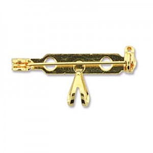 Bail Bar Pin 3/4 Inch Gold Id-2.5mm -12개