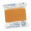 Griffin Nylon Bead Cord Amber 1.02mm - 2m