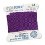 Griffin Nylon Bead Cord Amethyst 1.02mm - 2m