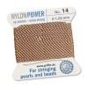 Griffin Nylon Bead Cord Beige 1.02mm - 2m