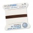 Griffin Nylon Bead Cord Brown 0.3mm - 2m