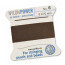 Griffin Nylon Bead Cord Brown 0.7mm - 2m